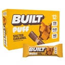 Built Bar, Puff Protein Bars, Salted Caramel Puff, 17g Protein Snacks, On-The-Go Bars, Slechts 140 Calorieën, 6g Suiker, Collageen, Glutenvrij, 12 Tellen