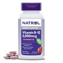 Natrol Vitamine B12 5 000 mcg, Dissolve rapidement Vitamine B12 supplément soutient un système nerveux sain et le métabolisme de l'énergie, 200 comprimés, jusqu'à un approvisionnement de 200 jours