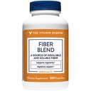 De vitamine Shoppe Fiber Blend, een natuurlijke bron van onoplosbaar en oplosbaar vezel, ondersteunt Digestieve Gezondheid & Regularity (300 capsules)