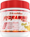 Hydroamino EAA + BCAA Powder - 40 Servers - Essential Amino Acids Supplement & Electrolyte Powder for Recovery, Strength, & Hydration, 7g BCAAs, 8g EAAs, 600mg Electrolytes (Vegan, Peach Rings)