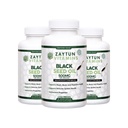 Halal Black Seed Oil (3-Pack) Cold-Pressed Nigella Sativa, ondersteunt hart, hersenen, gewrichten, Immune Health, niet-GMO, Made in USA - Halal Vitaminen