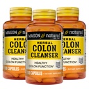 MASON NATURAL Herbal Colon Cleanser, 300 jours d'approvisionnement, supplément alimentaire soutient la santé digestive avec des fibres solubles, probiotiques et herbes, 3 Pack