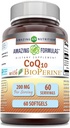 Verbazingwekkende Formules CoQ10 met Bioperine Supplement 