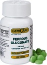 GeriCare Ferrous Gluconaat 240mg 100 tabletten per tablet (verpakking van 6)