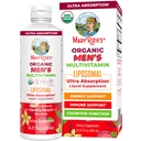 MaryRuth Organics Multivitamine pour les hommes , sans sucre hommes Multivitamine , Vitamines liquides pour les hommes , supplément de soutien immunitaire , santé cognitive et bien-être global , Vegan , non-OGM , 15.22 Fl Oz