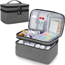 Geneeskunde Organisator en Opbergzak Leeg, Familie EHBO Box, Pill Fles Organizer Bag voor Noodmedicijn, Supplementen of Medische Kits, Zippered Medicine Bag voor thuis en reizen