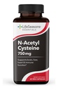 LifeSeasons Essentials N-acétyl Cysteine (NAC) - Soutient le cerveau, le foie, le coeur et la fonction immunitaire - Supplément de désintoxication - Améliore l'immunité et la santé rénale - 60 capsules