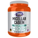 NOW Foods Sports Nutrition, Micellar Casein 19 g, Slow Release, Unflavored Powder, 1,8-pond