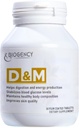 D&M 1 Pack 30 Count Skincare Support Supplement - helpt spijsvertering en energie productie behoudt een gezond lichaam verbetert de huidkwaliteit met foliumzuur, vitamine B1, B2, B7