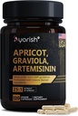 Abricot Extract 1000 mg met Sousop Graviola & Artemisinin Extract Capsule (120 telling), Non-GMO