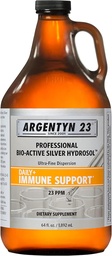 Argentyn 23 Professional Immune Support - Collective Silver, Bio-Active Silver Hydrosol, 23 ppm, Liquid Twist Top, 64 Fl Oz (1,892 ml)