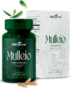 KIKI Green Mulleio Lung Health Capsules: Vegan Herbal Supplement voor reiniging, betere functie, ademhalingsondersteuning - Mullein, Cordyceps, Schisandra - 90 Tellen voor dagelijks gebruik