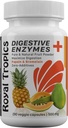 Royal Tropics Digestive Enzyme Supplements - Vegetarische Formule met Green Papaya Toegevoegd Bromelain Acid Reducer voor Perfect Gut Health Veggie 90 Capsules 500 mg