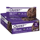 Quest Nutrition Double Chocolat Barres protéinées en morceaux, 20g Barres protéinées, 1g de sucre, 4g de glucides nets, sans gluten, Keto Friendly, 12 Compte