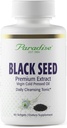 Paradijs Black Seed Oil, rijk aan antioxidanten, Immune ondersteuning, Super Potent, Ultra Pure, Veganistisch, Niet GGO, Glutenvrij, 60 Softgels
