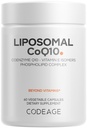 Codering Liposomal CoQ10 Supplement - 125 mg Co-enzym Q10 met vitamine E-isomeren Tocoferolen - 2-maands levering - 1 capsule per portie - Liposomale levering - Vegan, non-GMO, Glutenvrije - 60 capsules