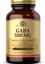Solgar GABA 500 mg, 100 plantaardige capsules - Ontspanning en ondersteuning van het zenuwstelsel - Aminozuur - non-GMO, veganistisch, glutenvrij, zuivelvrij, Kosjer - 100 porties