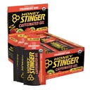 Honey Stinger Strawberry Kiwi Energy Gel, Cafeïnevrij en glutenvrij met biologische honing, voor oefeningen, hardlopen en prestaties, Sportvoeding voor thuis & Gym, Pre en Mid workout, 24 Pack
