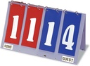 Tandem Sport 2 Digit Score Keeper - Score Flipper voor Volleybal, Basketbal, Baseball & Football - Tafelblad Easy Flip Scorebord