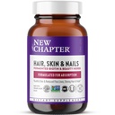 Nieuw hoofdstuk Biotine Supplement, Vegan haar huid en nagels Vitaminen met gefermenteerde Biotine + Astaxanthine - 60 Tellen