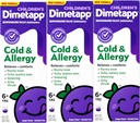Kinderen Dimetapp® Cold & Allergy Liquid Grave Flavor, Alcoholvrij, 8 fl oz - 3 Pack