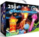 UNGLINGA 250+ Science Experimenten Kits voor kinderen, Jongens Meisjes Speelgoed Verjaardag Gifts Ideeën, Chemie Set, S.T.E.M Activiteiten Onderwijsproject, Vulkaanwetenschapper Kit