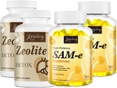 Zeoliet Detox Capsules(2 Pack) + SAM-e Gummies(2 Pack)