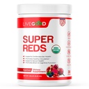 LIVEGOODTM Biologische Superrood met Alfalfa, gerstgras, bietenwortel, granaatappel, druivenzaad, veganistisch, glutenvrij, 9,25 Oz