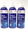 CVS Instant Cooling Itch Relief Spray Hydrocortison 1% Intensieve Therapy 3 Oz (3 Pack)