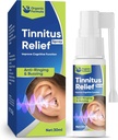 TUHIMO Tinnitus Rëliëf voor Ring Oor,Natuurlijk effectieve Tinnitus behandeling Spray, 30ml-Blue