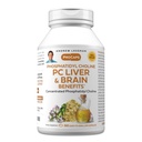 ANDREW LESSMAN PC Lever en hersenen Voordelen 360 Softgels - Fosfatidyl Choline, het belangrijkste bouwblok voor gezonde lever en hersenen structuur, functie. Geen additieven. Gemakkelijk te slikken Softgels