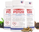 Bloeddruk Supplement om te helpen verminderen hoge bloeddruk natuurlijk, CoQ10, Nitric Oxid Oxid, Black Odorless Aged Knoflook, Omega 3, L-Theanine, Vitamine D3 voor Blood Pressure Ondersteuning