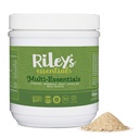 Riley's Multi-Essentials Multivitamine voor honden - Vitaminen, Mineralen, Spirulina, Kelp, en Melkdistel voor voedingsondersteuning - Puppy en Senior Honden Vitaminen - 8oz Poeder
