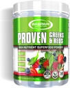 Gaspari Nutrition Greens and Reds: Organic Superfood Powder, Immune Support, Probiotics and Fiber, Vegan and Non-GMO (30 Servers, Natural Fruity)