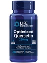Prolongation de vie optimisée Quercetin 250 mg soutient la santé immunitaire, la santé cardiaque, non-OGM, sans gluten - 60 capsules végétariennes