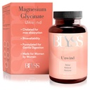 Magnesium Bisglycinate Capsules for Women - 200mg Chelated Glycinate Magnesium Supplement - Natural Supplements to Support Sleep, Mood Support & Muscle Cramps - 120 ct