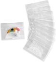 Pill Pouch Bags - (Pack of 100) 4' x 2,75" - 3 Mil BPA-Free, Poly Bag Disposable Zipper Pillen Baggies, Daily PM Travel Medicine Organizer Storage Zakken, Best Clear Herbruikbaar met Write-on Labels