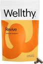 Wellthy Revive Stress Support Capsules - Boost Energy and Improve Mental Wellness (60 Tel)