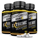 (3 Pack) Sizegenix Max 1600MG Advanced Men's Health Formula 180 Capsules