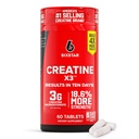 Six Star Creatine Pillen, X3 (60 Caplets) - Creatine for Women & Men - Creatine Capsules Support Muscle Strength - Pre & Post Workout Creatine Supplement for Muscle Recovery & Building - 20 Servers