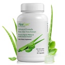 AloëCure Biologische Aloë Vera Capsules, 130.000mg Binnen Aloe Leaf Equivelant per Serving, Support Gut Health & Digestieve Comfort, Maagzuur Buffer, Natuurlijke Immune Supplement, Aloin Free, 60 Capsules