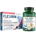 Zuiverheid Producten Flexuron Joint Formula + H.A. Joint Flexuron (Krill Oil, Low Molecular Weight Hyaluronic Acid, Astaxanthine) - HA Joint (BioCell Collageen, Boswellia Serrata, Quercetin, H.A. + More)