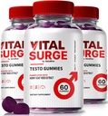 (3 Pack) Vitale Surge Testo Gummies 