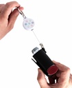 Cas de voyage inhalateur avec chaîne de clés rétractable,Quand vous êtes à l'extérieur, Accès rapide aux inhalateurs (pas d'inhalateurs d'asthme)