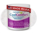 CoolComfort Persoonlijke reiniging Padden met biologische heks Hazel en Aloë Vera - Alle natuurlijke en snelle acting Wipes voor aambei branden, jeuken, pijn en zwelling - 100 Pads - Geen parabenen
