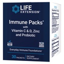 Levensverlenging - Immuunverpakkingen met vitamine C & D, zink en probiotica (30 verpakkingen)