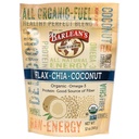 Barleans biologische Vlas Chia Kokoszaad Blend met 2,330 mg Omega 3 vetzuren, vezelsupplement met hele Chia zaden en gemalen Vlaszaad, 12 oz