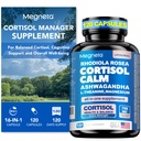 Cortisol Balance & Sleep Support for Women & Men – Natural Calm Formula with Magnesium, Ashwagandha & L-Theanine – Supports Restful Sleep, Relaxation, Focus & Healthy Cortisol Levels – 120 Capsules