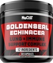 Goldenseal Root Capsule with Echinacea, Panax Ginseng Root, Immune Support Complex as Elderberry, Knoflook Bulb - 60 Capsules - Digestief Gezondheid, Lichaamsbalans & Meer - Goldenseal Root Powder