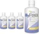 Medtrition HyFiber Daily Liquid Fiber for Regularity and Soft Stools, 12 Gram Oplosbare vezels, 32 fl oz 4 Pack